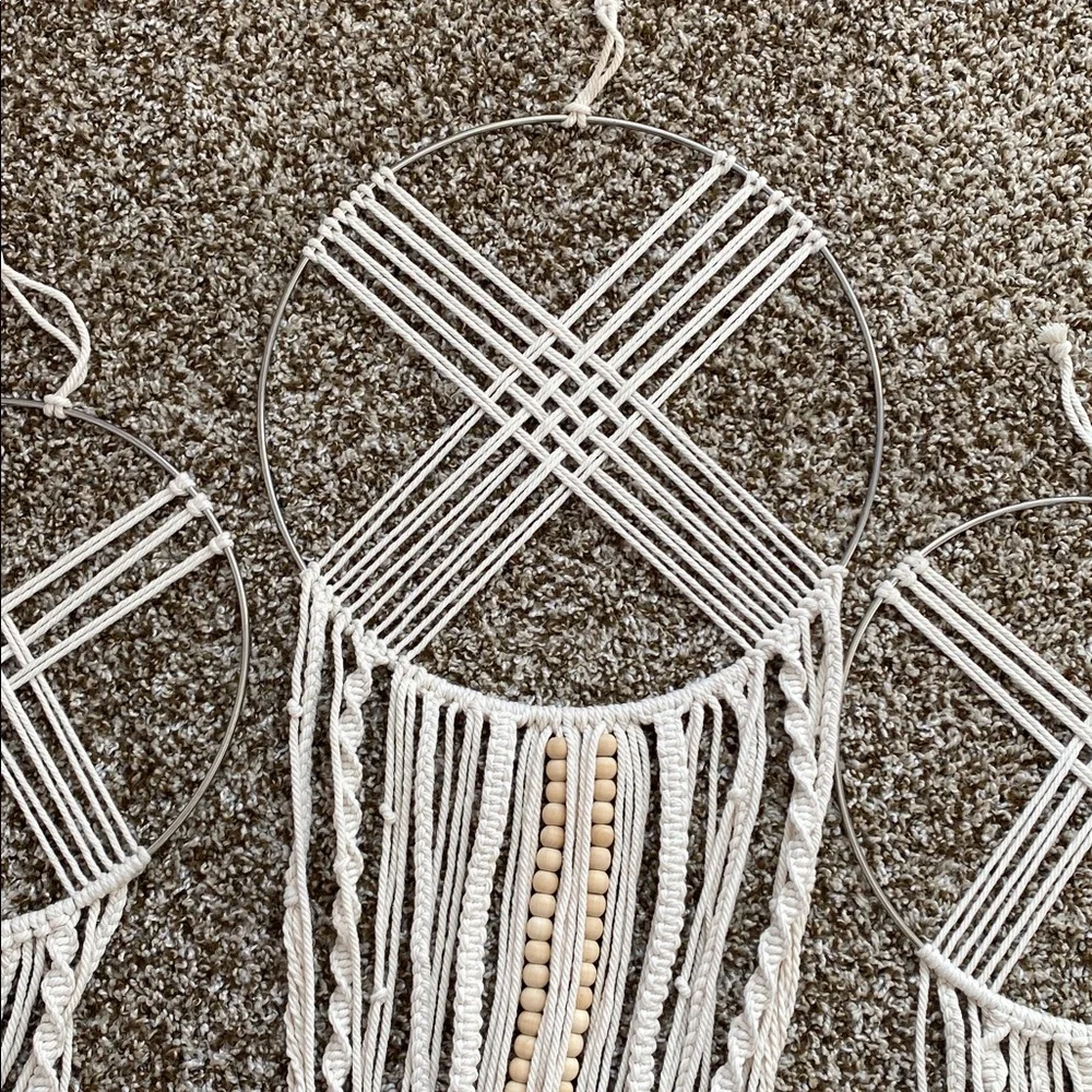 Bohemian Cream Dreamcatcher Set